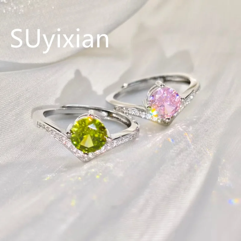 

Модное кольцо из стерлингового серебра 925 пробы с круглым цирконием в стиле королевской короны, подарок на день рождения, годовщину, вечеринку