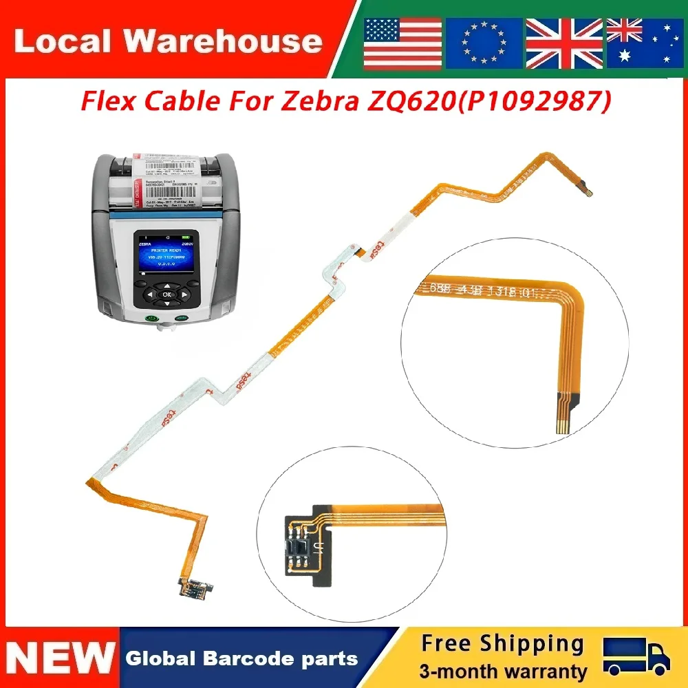 

Flex Cable For Zebra ZQ620 Direct Thermal Label Printer P1092987