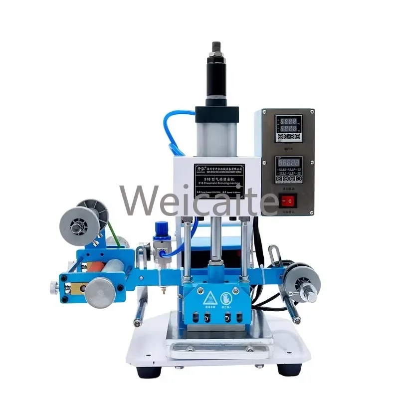 Small Pneumatic Marking Machine Hot Foil Stamping Machine for Paper Card Label Wood Leather