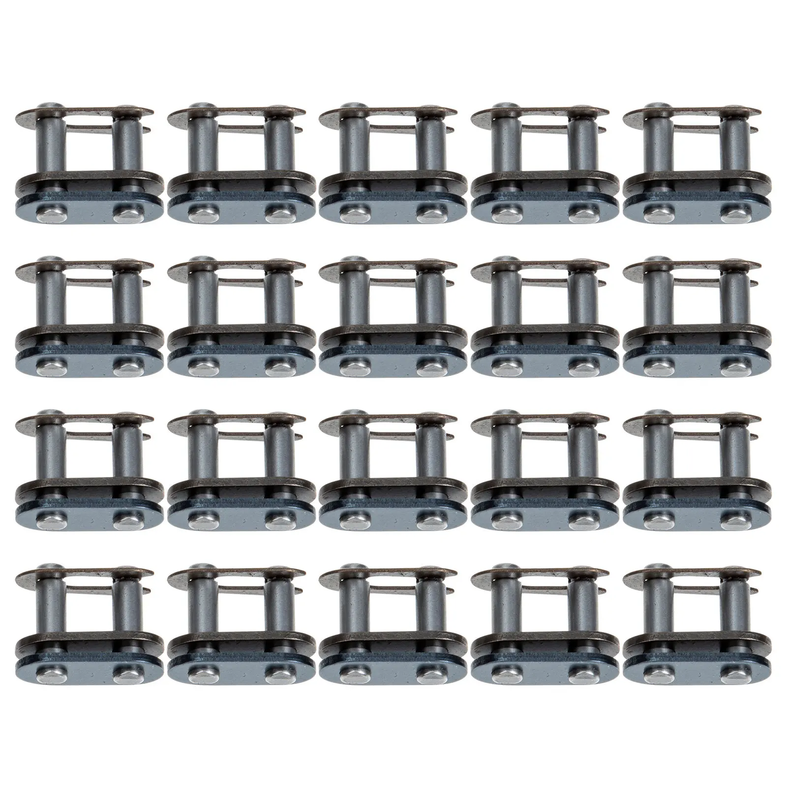 

20Pcs Chain Connecting Link High Grade Steel Durable Roller Chain Buckle Atv Motorcycle Repair Parts Quick Release Buckle