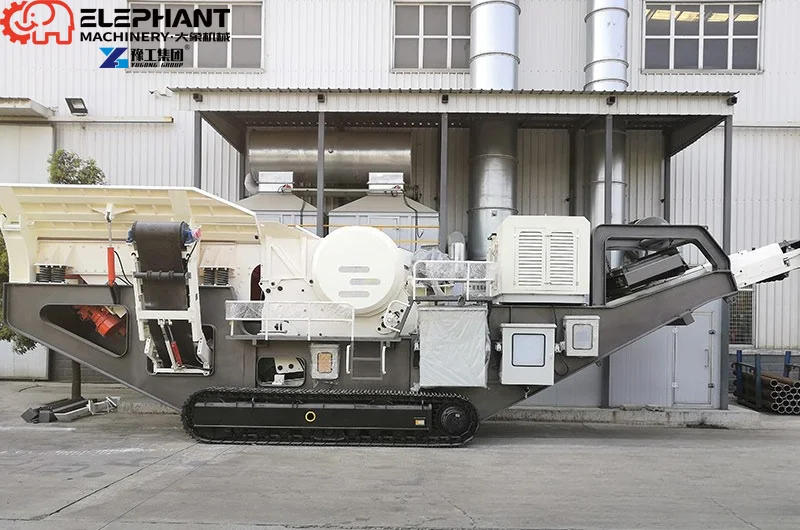 New Crawler-Type Mobile Crushing Station Impact & Jaw Crushers Ore Mining PLC Engine Gearbox Motor Bearing