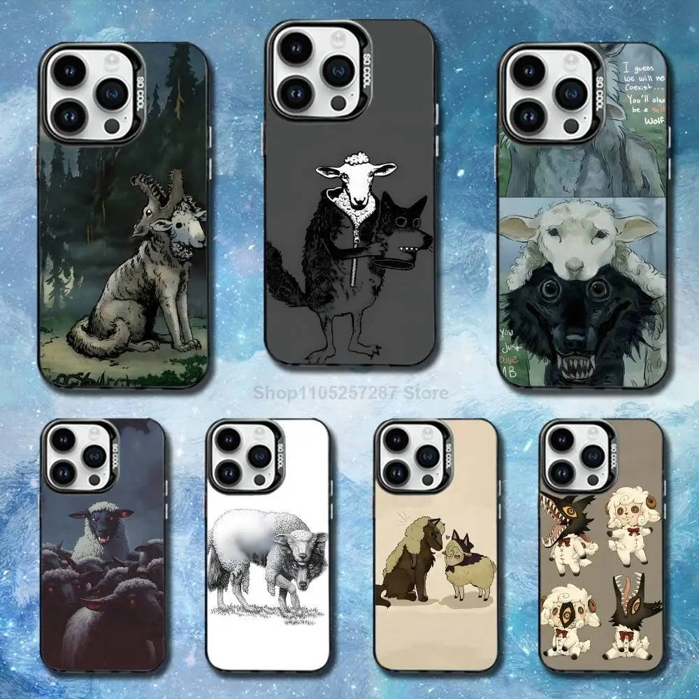 

Belief Sheep In Wolf Clothing For iPhone 14,17,13,12,11,16,15,SE,XS,MAX,Mini,Pro,Black Matte Silicone Cover Case
