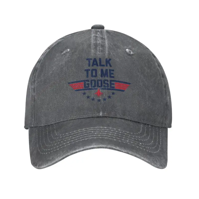 Classic Cotton TALK TO ME GOOSE Baseball Cap Women Men Personalized Adjustable Unisex Top Gun Maverick Film Dad Hat Spring