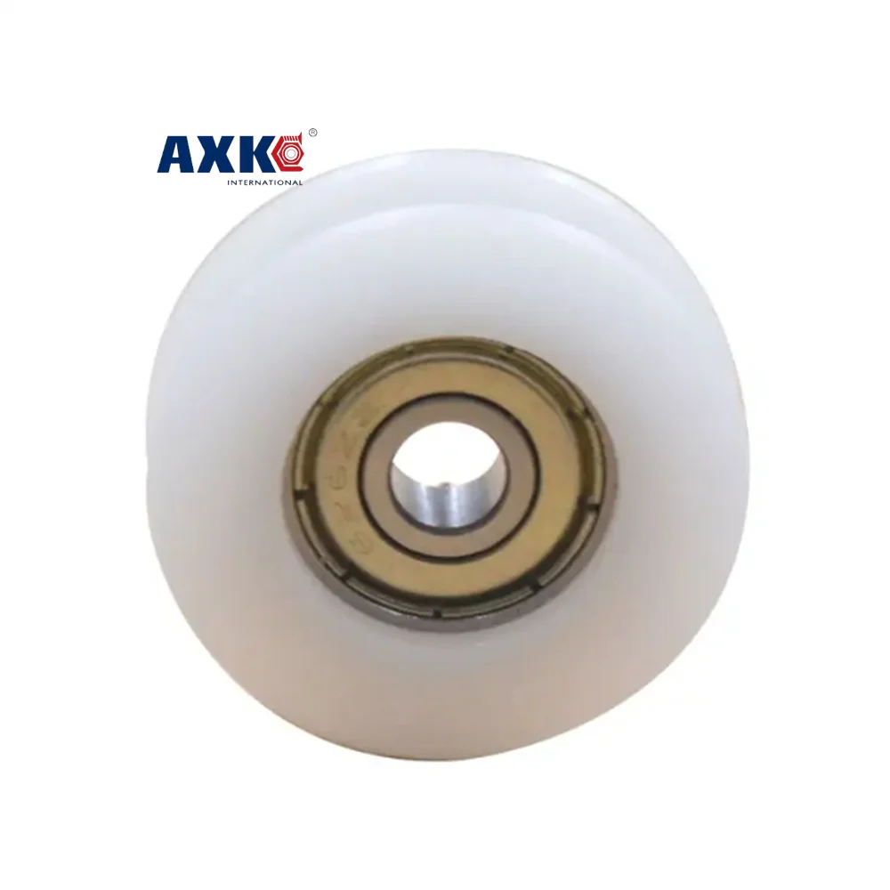 10Pieces Plastic Coated Nylon Pulley Bearing With V / U Groove High Quality 0632UU 6 * 32 * 10mm Embedded Bearing BU0632