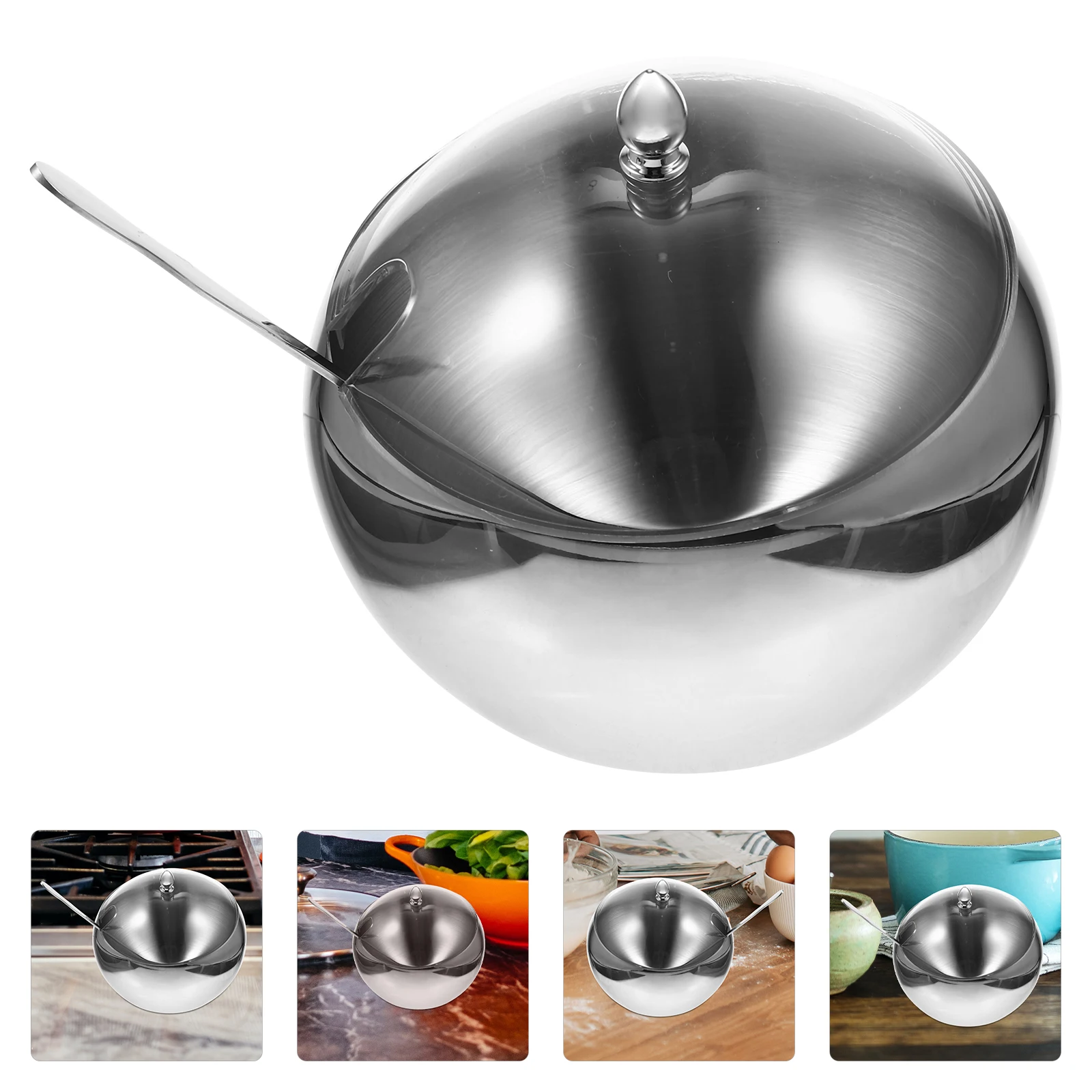 

1 set 1 Set Stainless Steel Oblique Mouth Bowl Large Serving Bowl For Sauce Snacks Fruits Salad Buffet Restaurant Home Kitchen