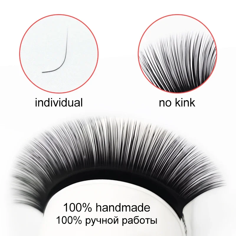 SEAMULAN L/L+/LC Curl 7~15mm MIX 12 Rows/Case Faux Mink Eyelash Extensions Individual Eyelashes Lashes False Eyelashes Maquiagem