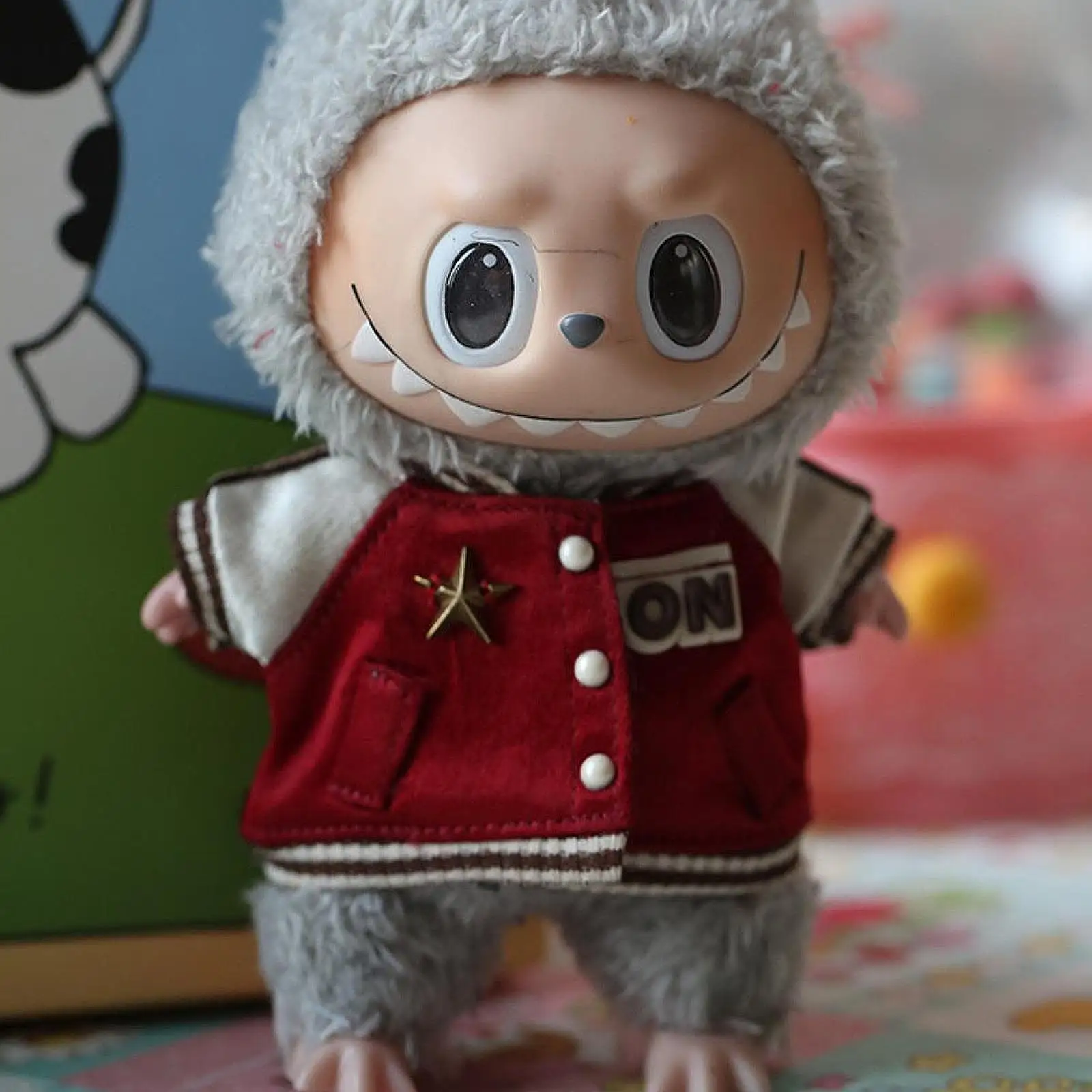 فتاة دمية سترة الديكور أفخم إكسسوارات دمي للأطفال DIY دمية لعبة لينة موضة لطيف ملابس دمى معطف لدمية 6.69 بوصة #3