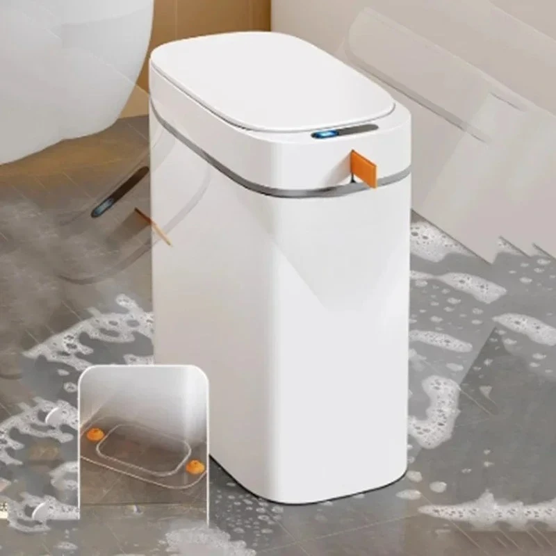 

Smart Trash Can Automatic Packing Wastebasket Large Capacity Food Waste Disposal Induction Detachable Home Cleaning Organizer