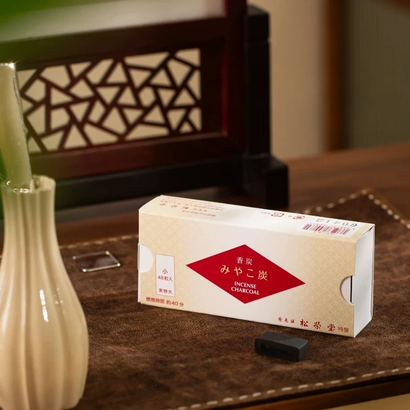 Fragrant Incense Carbon Tea Ceremony Fire Insulation Square Shape Temple Worship Study Rooms Meditation Long-lasting Household
