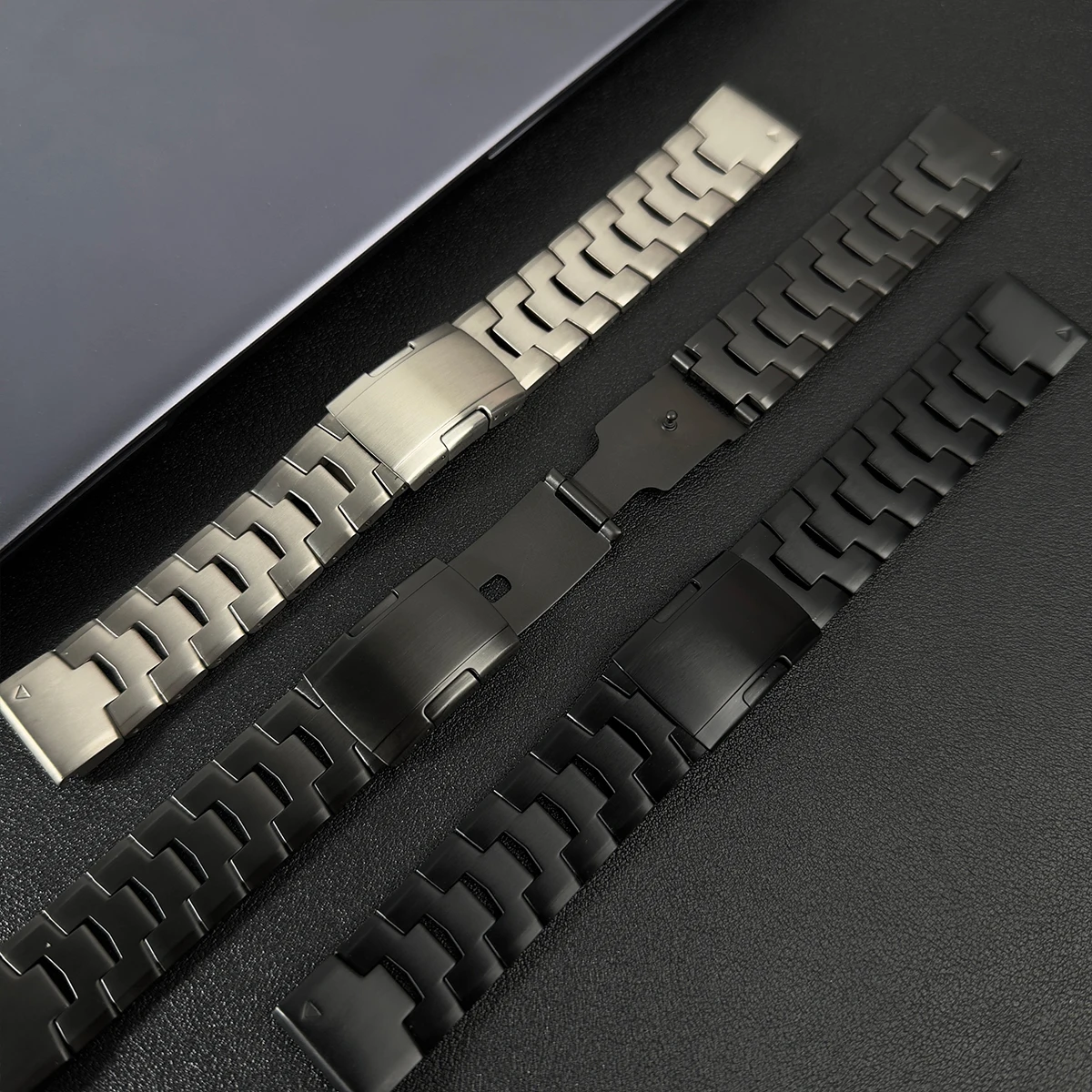 Tytanowy metalowy pasek QuickFit 22mm 26mm do zegarków Garmin Fenix 8 7 7X 6 6X Pro 5 5X Plus Forerunner 945 935 Premium — zdjęcie produktu 3