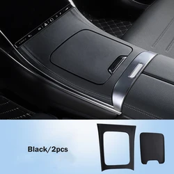 For Mercedes Benz GLC Cclass W206 C200L C260L 22~24 Car Leather Central Control Panel Patch Interior Modification Accessories
