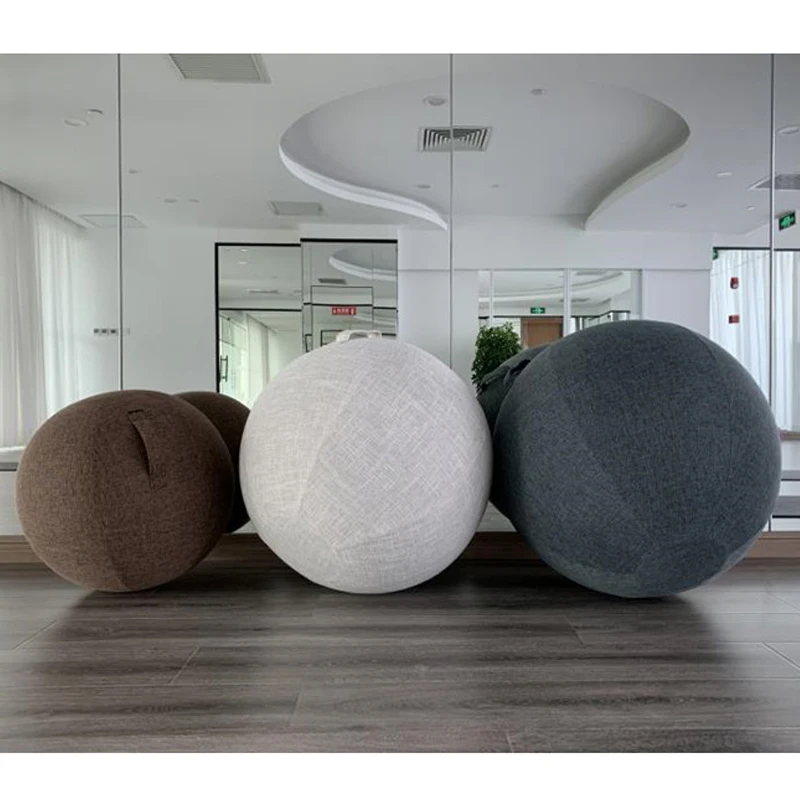 Yoga Ball Cover Pilates Sitting Ball Dustproof Protector Slipcover Yoga Ball Protective Cover Gym Workout Balance Ball Cover