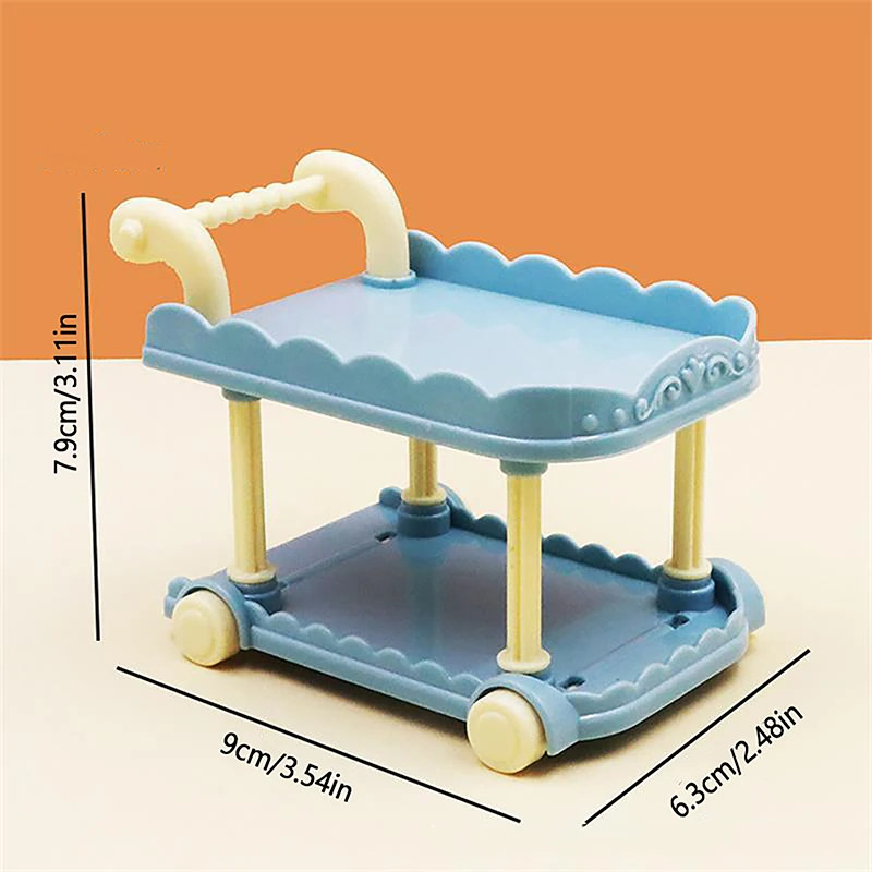 귀여운 인형 집 장식 장난감 1:12 스케일 미니어처 푸드 트럭 인형집 주방 모델 사실적인 카페 장면 액세서리 수집가용