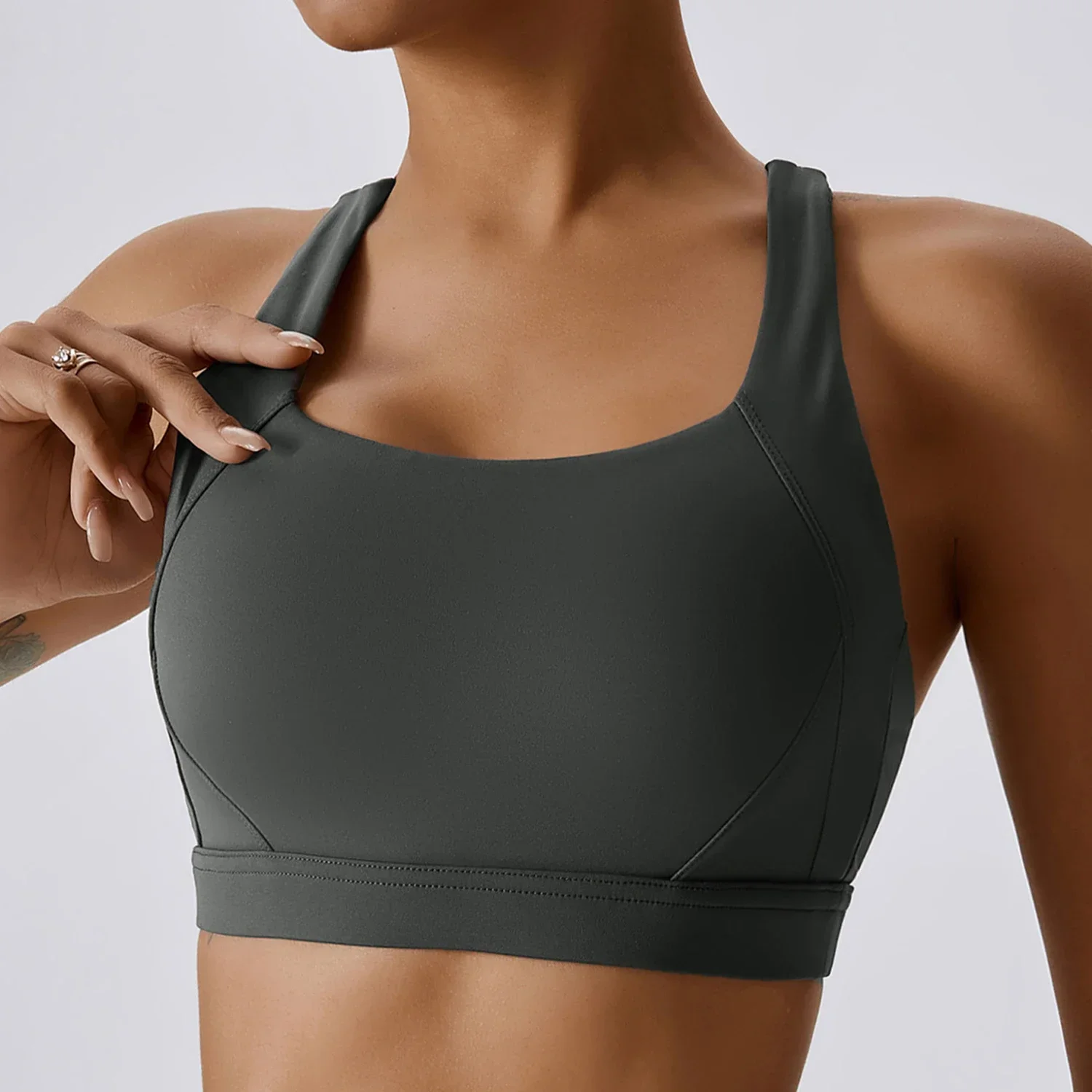 Fitness Gym Running Underwear Shockproof Bra Wireless Breathable and Quick Drying Fitness Outdoor Plus Size Crop Top Yoga Bra