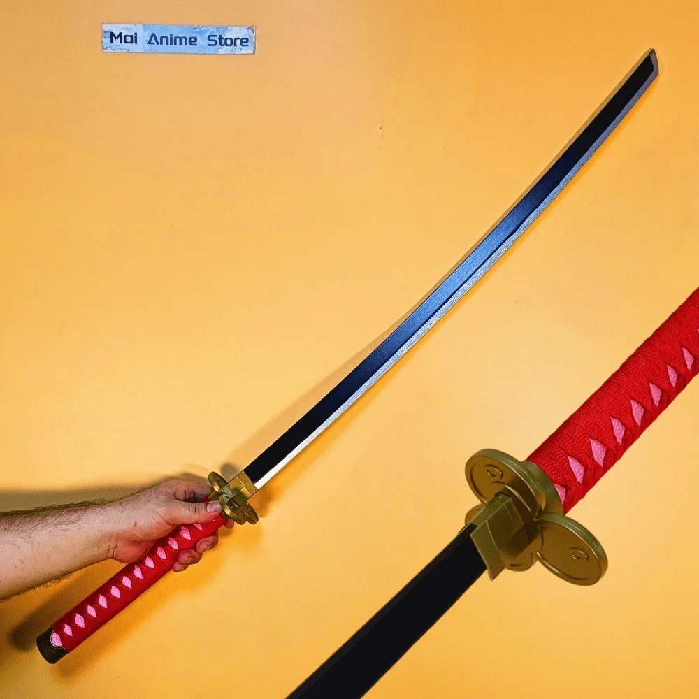 Katana Roronoa Zoro 40 cali, katana japońska w naturalnym rozmiarze, oryginalny miecz Kikunojo, rekwizyt do cosplay anime, nóż ninja, nieostrzałka, zabawka, prezent