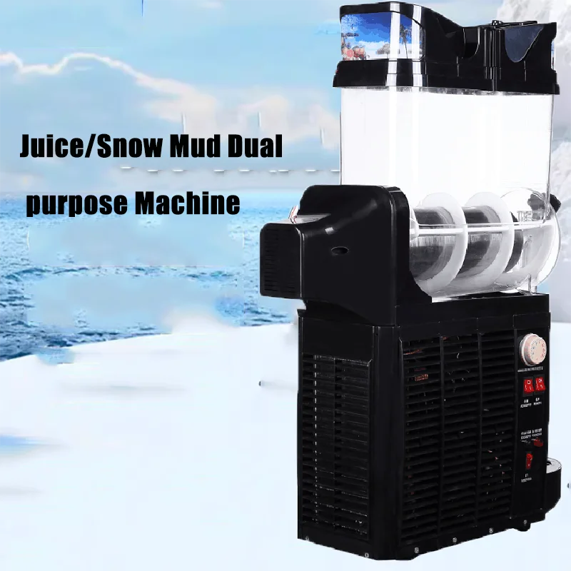 Commercial Fully Automatic Stainless Steel Ice Makers Snowflake Machines for Cold Yogurt Milk Water Fruit Snacks 220V