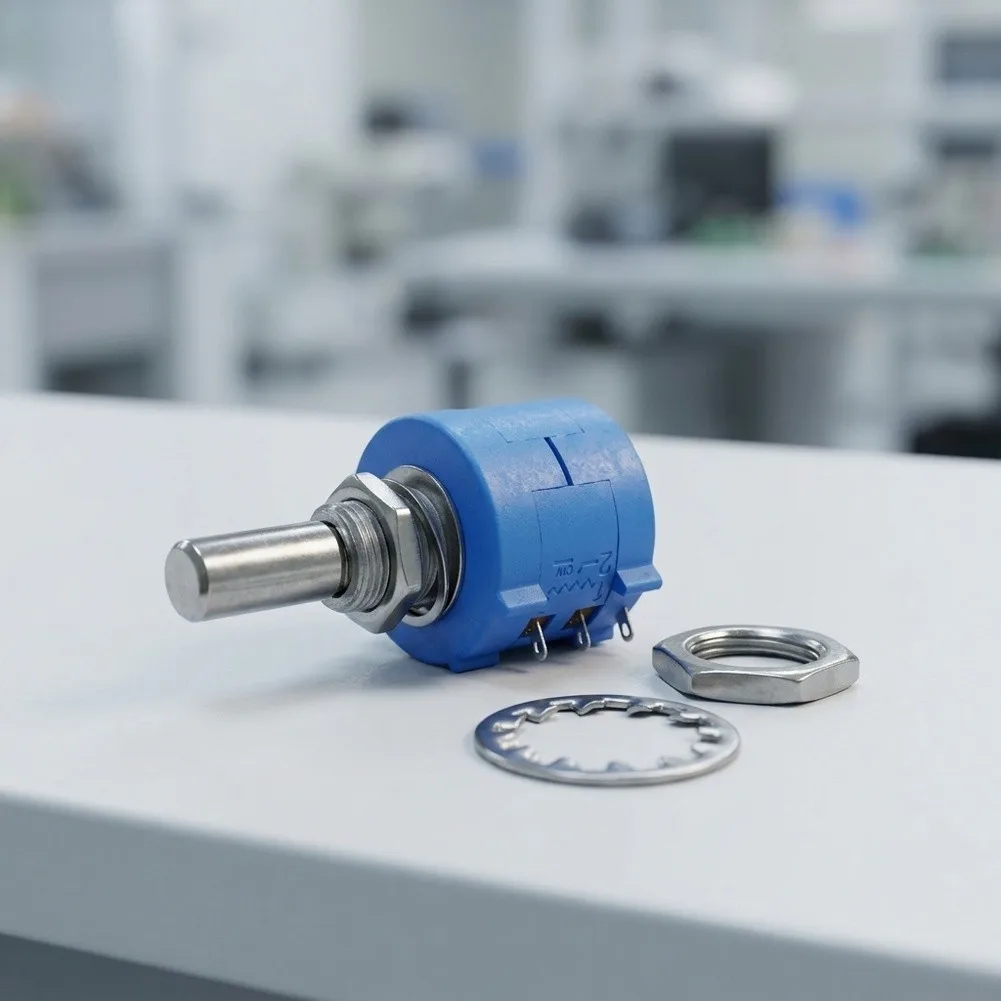 For Testing Instruments Wirewound Pot For Control Panels 22 X 19 Mm Smooth Rotation Potentiometer Variable Resistor