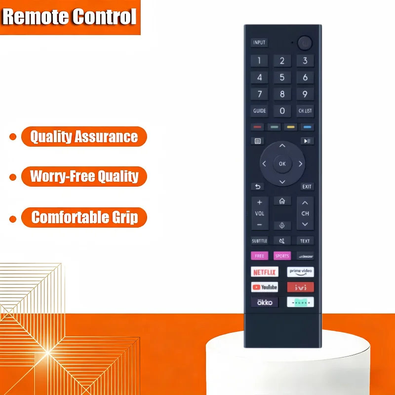 

Spot goods ERF3J80H Universal Replaced Remote Fit for All Hisense 4K UHD Android Smart TV A6G U6G U8G Series75A6G 70A6G 65A6G