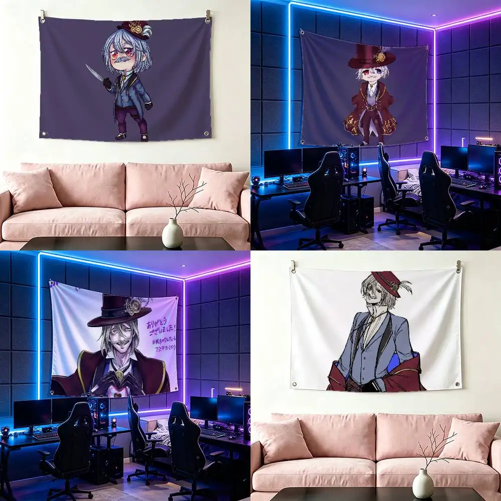 Jack the Ripper Record of Ragnarok Flag Suitable For Party Club Outdoor Interior Wall Decoration Banner Fans Gift
