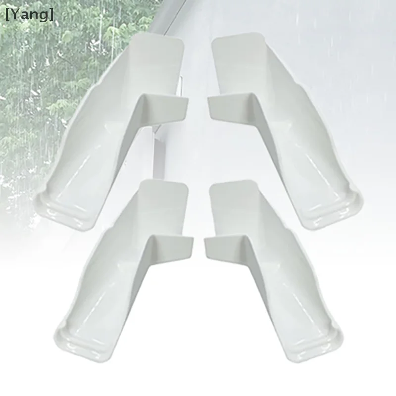 2/4Pcs RV Roof Gutter Drains Mini Gutters For Gazebo RV Roof Drip Edge Side Rain Gutter Spout Preserving RV Exterior