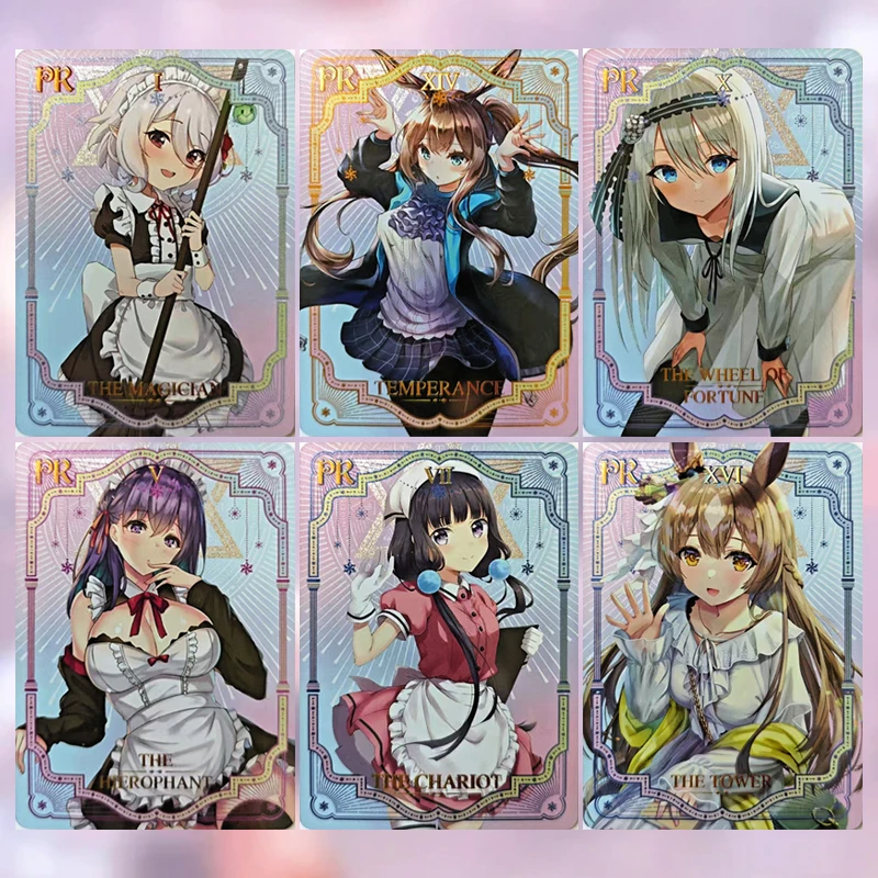 

Anime Goddess Story 2M16 PR Cards Nahida Altria Pendragon Frieren Elysia Collectible Card Christmas Birthday Gift Children's Toy
