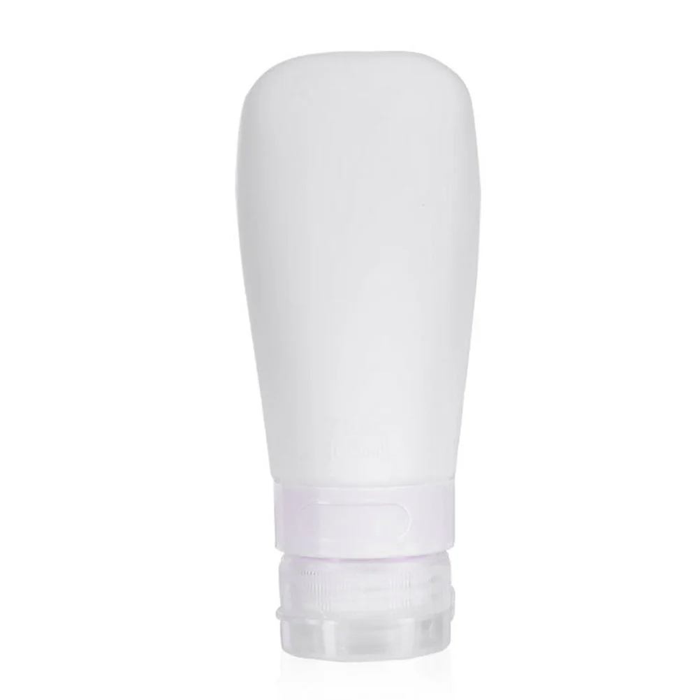 4 قطع 60 مل من زجاجات السفر المصنوعة من السيليكون المقاومة للتسرب والتخزين المحمول للشامبو المقاوم للماء والمتين وخفيف الوزن