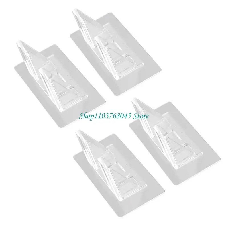 R53F Shelf Support Pegs Closet Brackets Cabinet Support Clips Wall Hangers