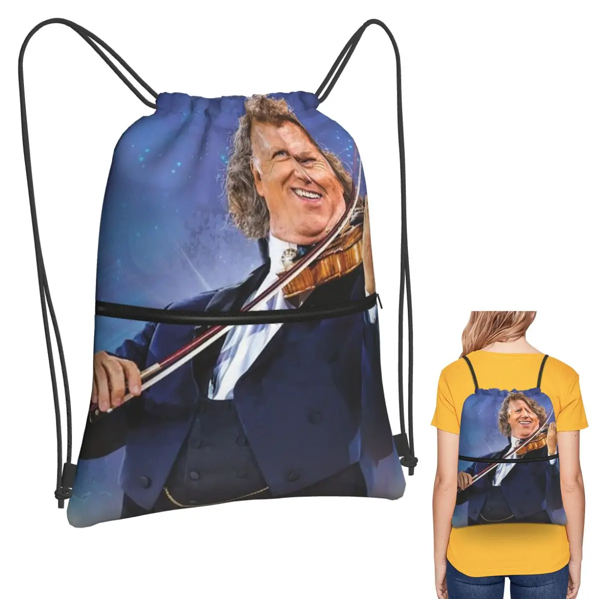 

Andre Rieu Best Of Andre Rieu Backpacks Casual Drawstring Bundle Pocket Shoes Bag Book Bags for Man Woman School