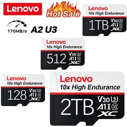 Lenovo 2TB Extreme PRO UHS-I V30 MicroSDXC Card 1TB 512GB 256GB 128GB SD Card Compatible with Nintendo Switch
