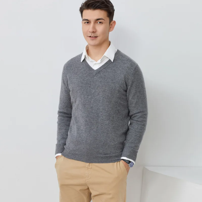 Dark gray V