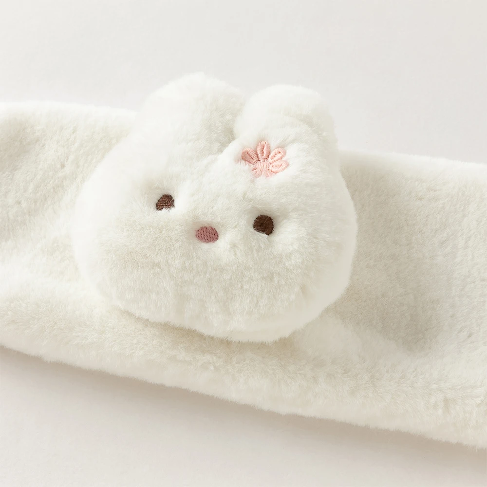 Bufanda de invierno para niñas de Dave Bella, bufandas gruesas de felpa para bebés, cuello de conejo, cosas más cálidas, pañuelo elegante para niños DB4254345