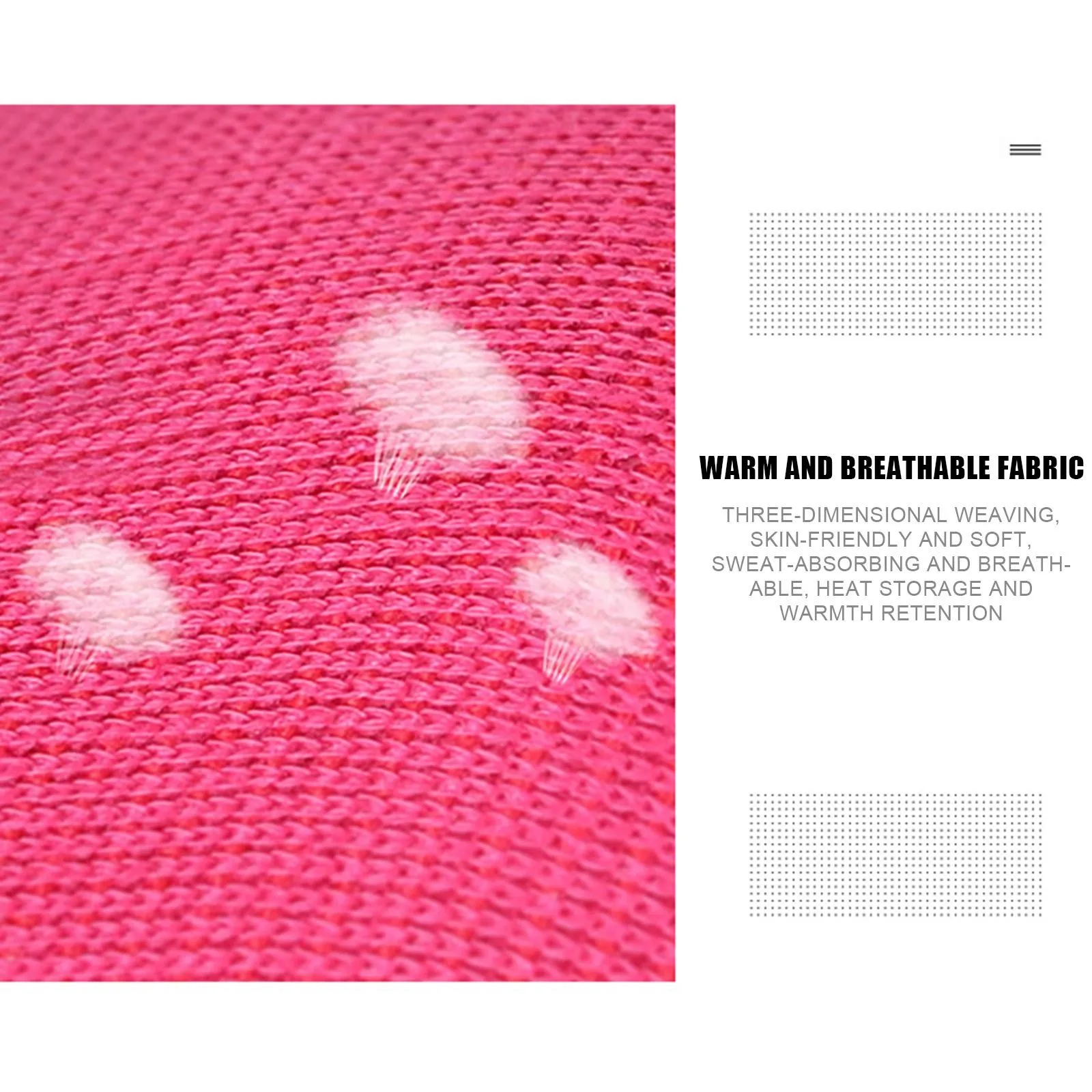 2 Stück Sport-Kompressions-Knieschützer, elastischer Knieschutz, verdickter Schwamm, Kniebandage, Unterstützung für Tanzen, Workout, Training – Detail 11