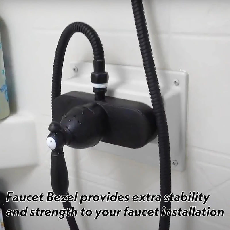 Y50A-Faucet Bezel استبدال غطاء الصنبور، حافة الصنبور الوقوف غطاء الصنبور لاستحمام القوافل RV #4