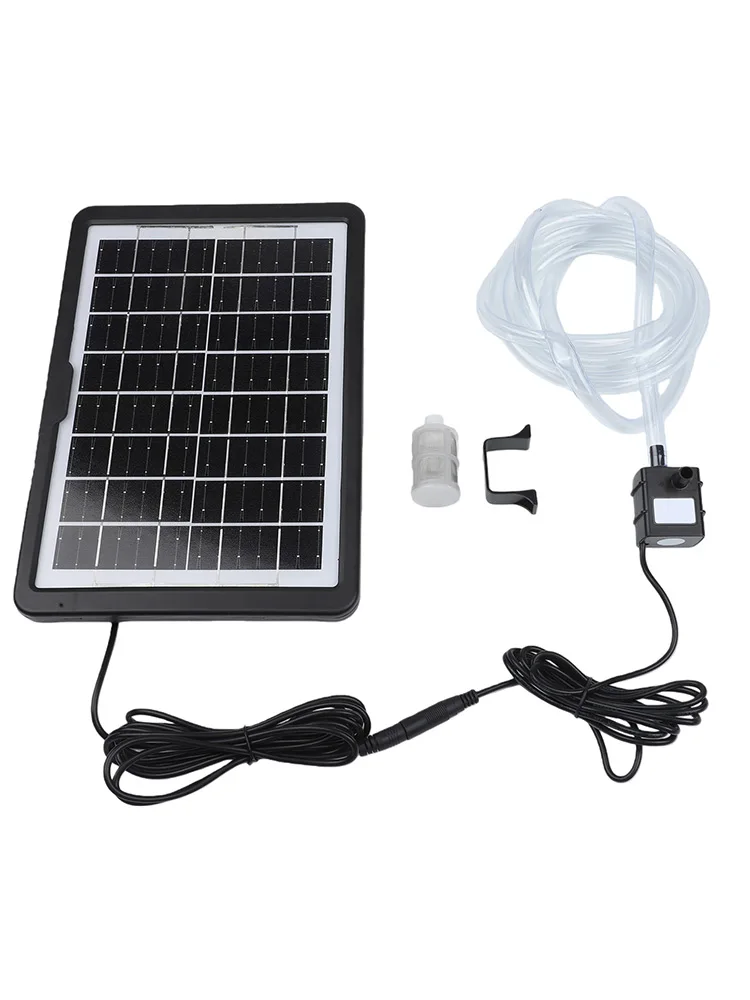 6W/9V With Bracket Solar Submersible Pump Fish Tank Rockery Water Submersible Pump Solar Power Parts & Accessories