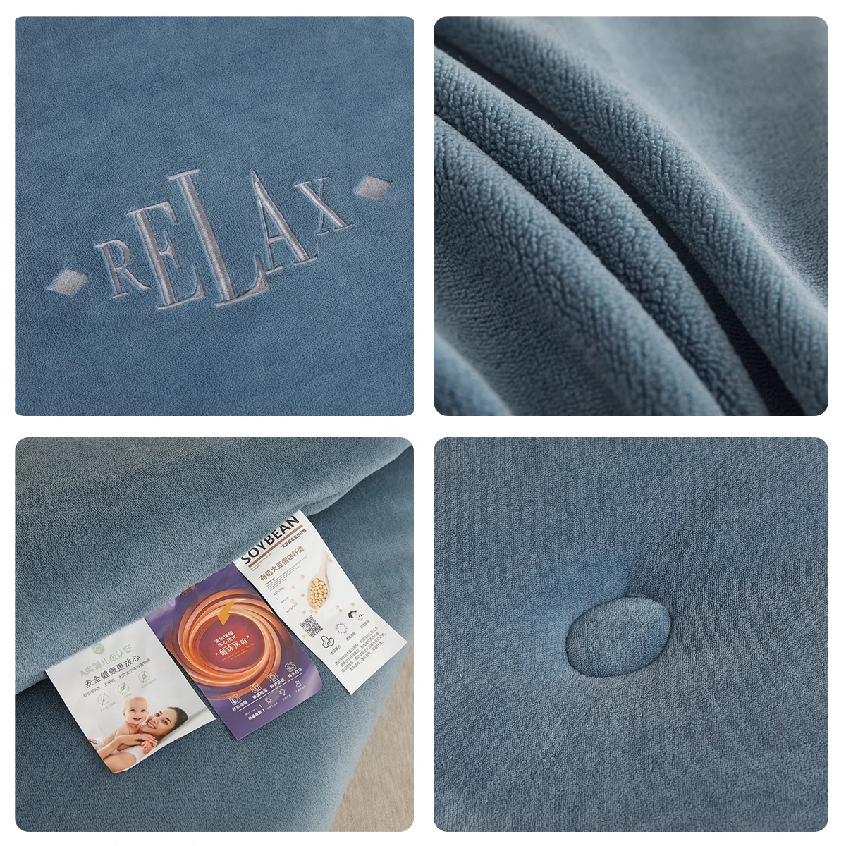 مزدوج الوجهين الحليب المخملية الشتاء المعزي سميكة الدافئة طبقة مزدوجة الفانيلا الملك الحجم لحاف للسرير الصلبة لينة أفخم الألحفة #6