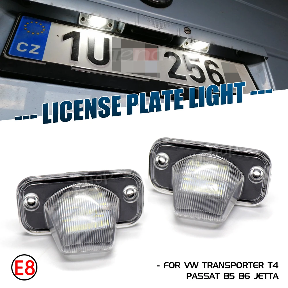 Подсветка номерного знака Canbus для VW T4 90-03 Transporter syncro 1993 ~ 2004 Candy 04- Jetta/Syncro 05- Автомобильная лампа для номеров