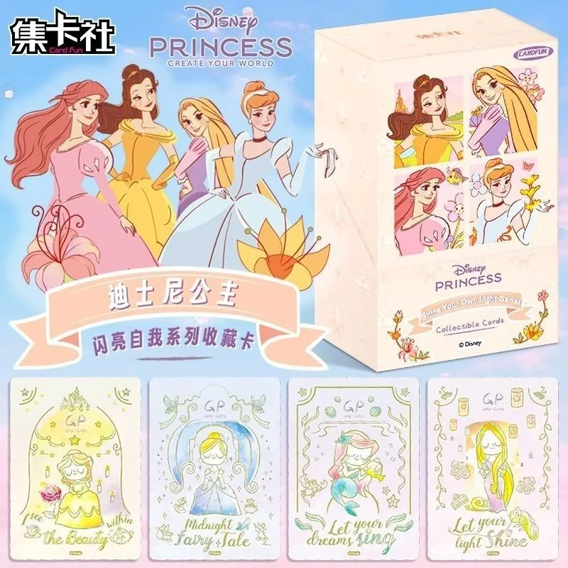 

Card.Fun Genuine Disney Shining Self Series Collectible Card Original Box Anime Princess Collection Card Toy Gift
