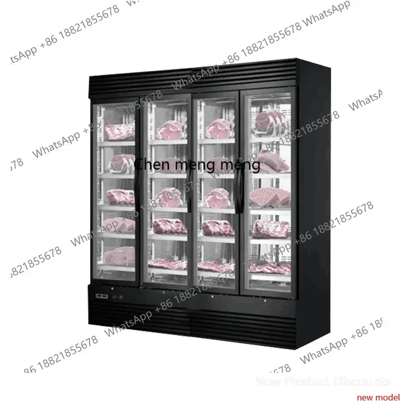 Fresh-cut frozen beef display cabinet Commercial special air-cooled non-freezing vertical commercial maturing cabinet