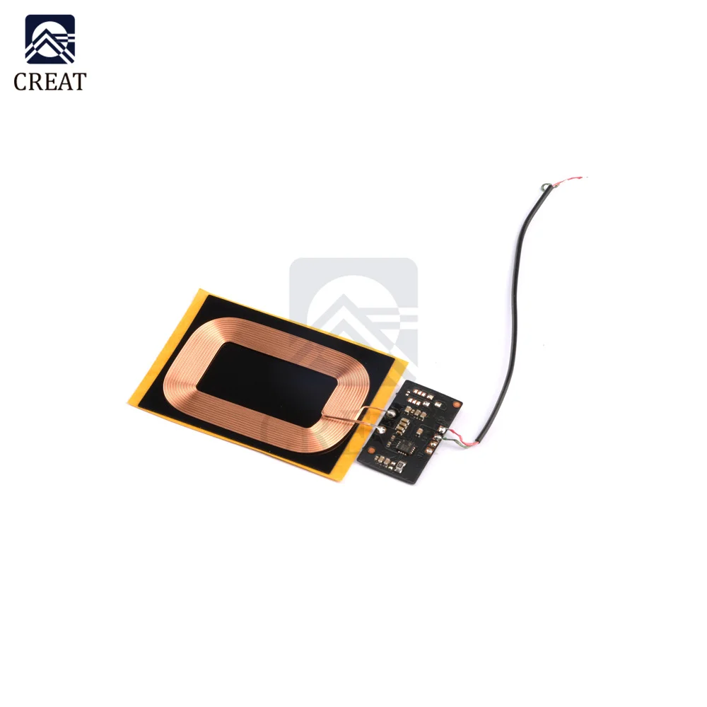 Upgraded mini Standard wireless charger receiver module small PCBA coil board universal wireless charging module