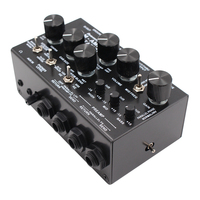 Demonfx SIM-AMP High Quality Simplifier Bass Station | Preamp Simulator, Power Amp SIM, Stereo Cab SIM & DI Out for Electric Bas