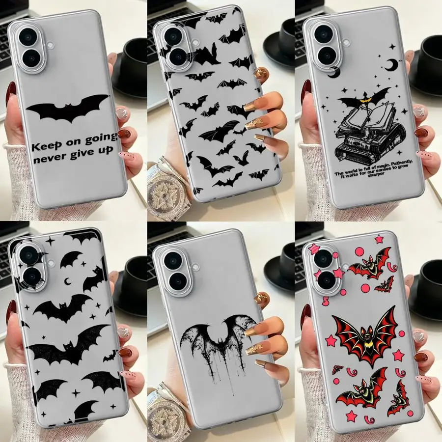 Gothic Bat Gothic Case for Samsung Galaxy A34 A35 A36 A13 A56 A27 A54 A15 A55 A23 A33 A52 A14 A16 A26 A52 A57 Phone Cover 