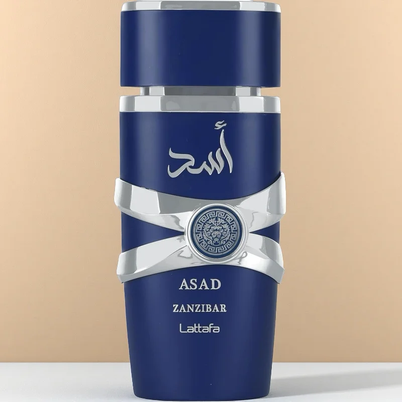 لاتافا اساد زنجبار أو دو تواليت للرجال - عطر فانيليا حار طازج وجوز الهند يدوم طويلاً 3.4 أونصة/100 مل