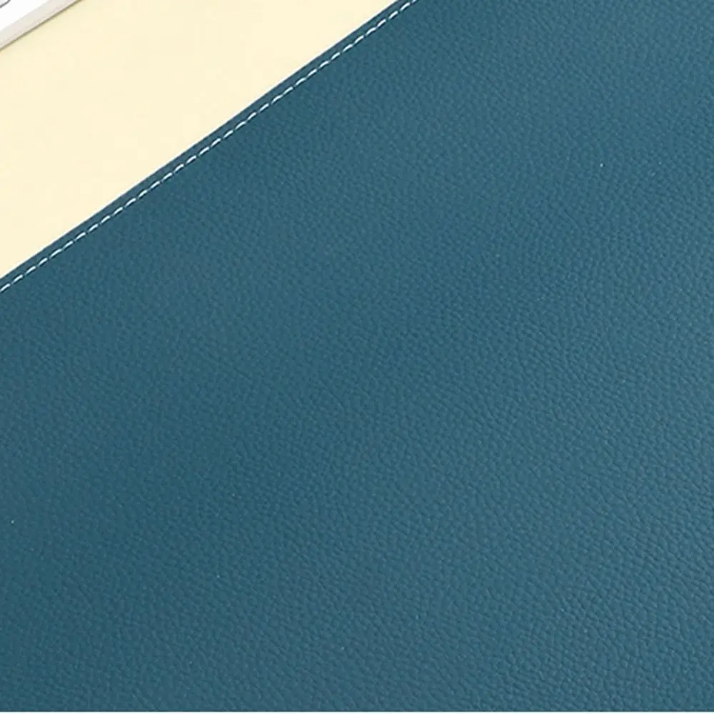 PU Leather A4 File Folder Zipper Bag Large Capacity Document Bag Waterproof Multiple Colors Information Bag
