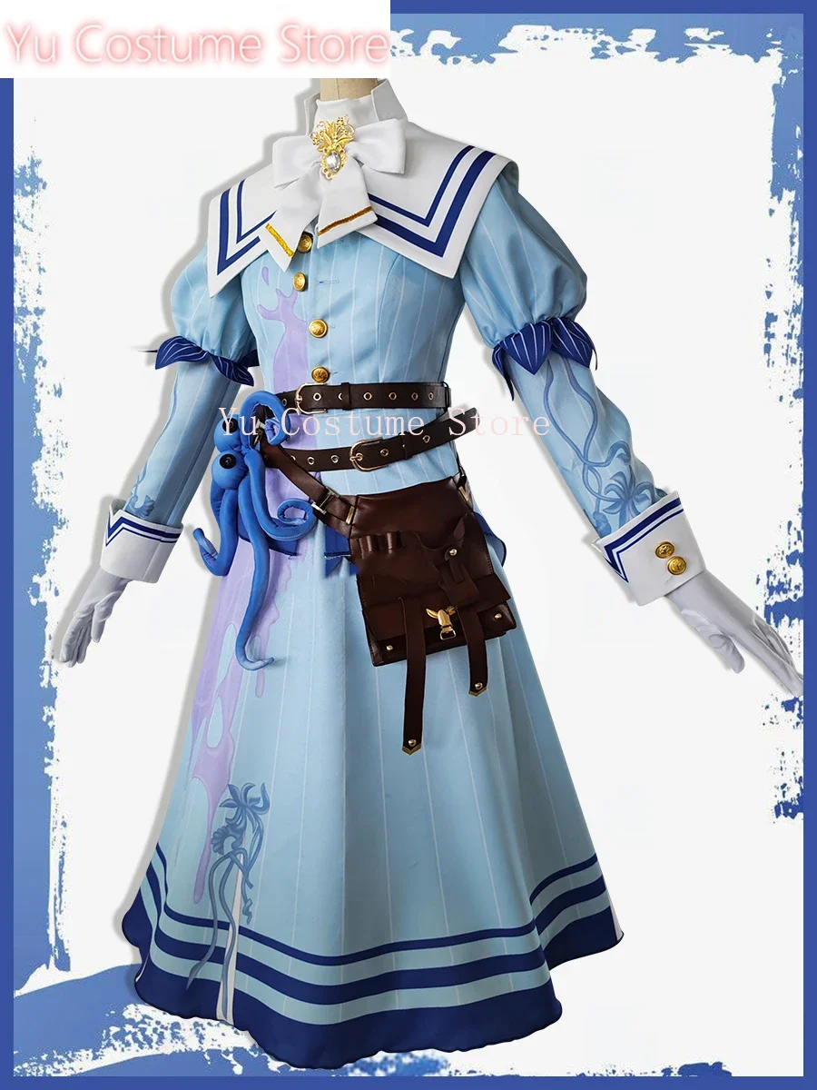 Yu Identity V Emily Dyer Doctor Fashion Preserved Flower Game Suit Gorgeous Uniform Cosplay Costume Halloween Party Outfit