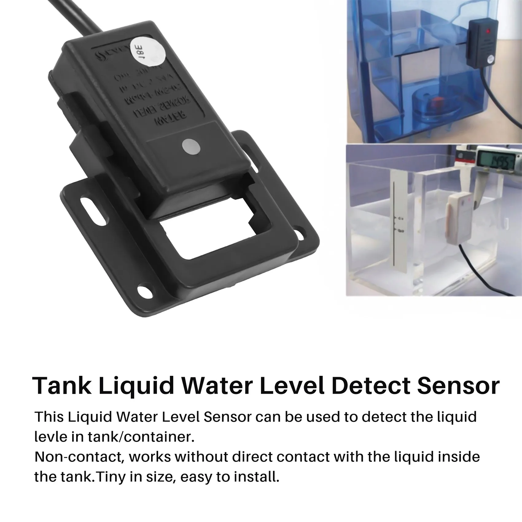 12-24V Non-contact Tank Liquid Water Level Detect Sensor Switch Container DC 5V