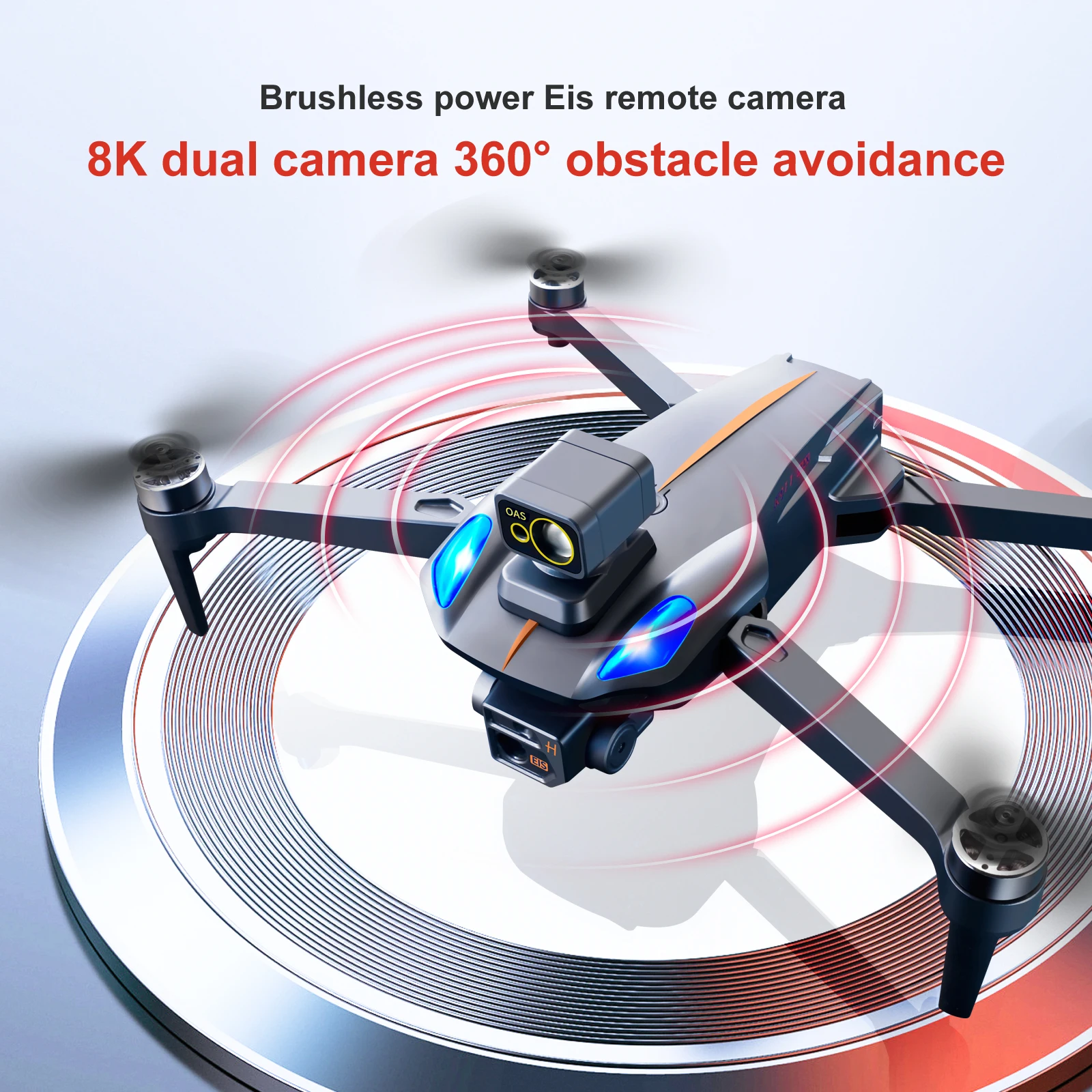 K911 MAX GPS Drone 8K Professional 360° Obstacle Avoidance Dual HD Camera Brushless Motor Foldable Quadcopter RC Aviator