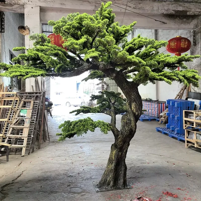 3.5M Giant Fake Cedar Big Green Pine Artificial Bonsai Tree Home Decoration