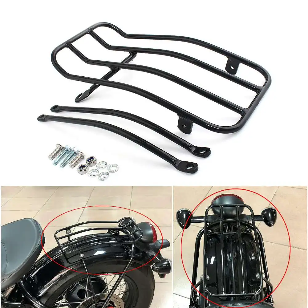 

For Triumph Bonneville Bobber/ Bobber Black 2017-2020 1 Set Rear Luggage Rack Support Shelf Motorcycle Accessories