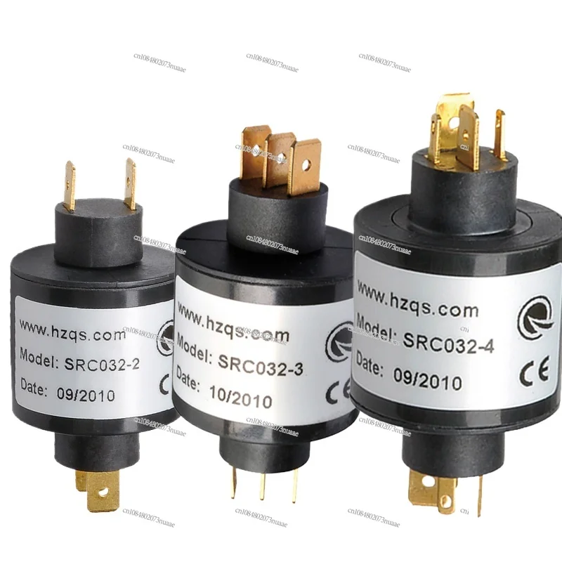 SRC032-3, SRC032-4 Hangzhou Quansheng Electromechanical Direct Connection Conductive Slip Ring Replaces Mercury Slip Ring