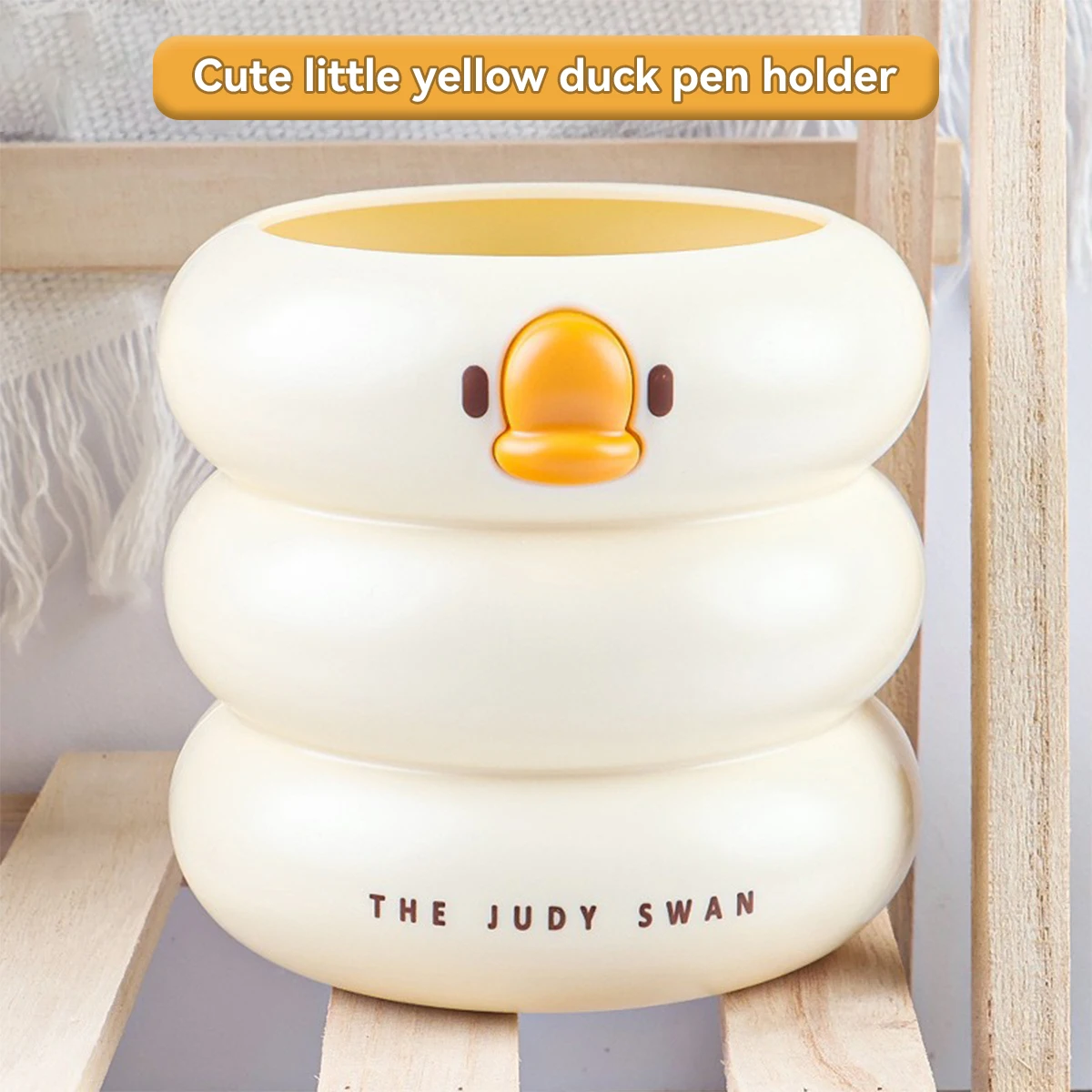 Kawaii Round Cartoon Pen Holder